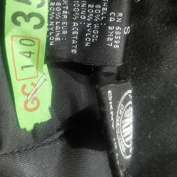 DKNY Long Wool blend Coat (Small) - Picture 13 of 13